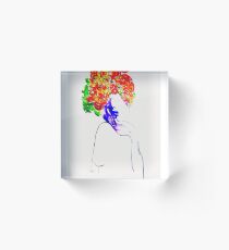 Bouquet Acrylic Block