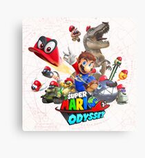 Super Mario Odyssey Metal Print