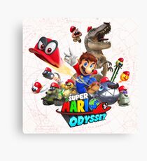 Super Mario Odyssey Canvas Print