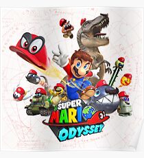 Super Mario Odyssee Poster