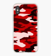 Red Camo iPhone Case