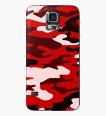 Rote Camouflage Hülle & Skin für Samsung Galaxy
