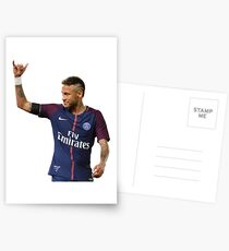 Neymar PSG Postcards
