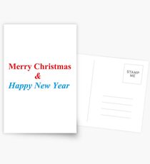 Merry Christmas & Happy New Year - С Новым Годом! Postcards