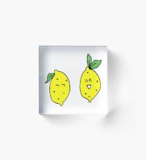 Just 2 lemons Acrylic Block