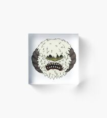 Angry Wampa Acrylic Block