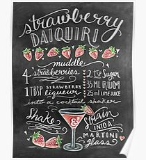 Erdbeer-Daiquiri Poster