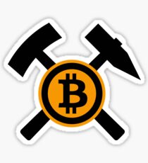 Bitcoin Crypto Miner Sticker