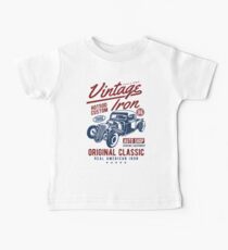 Hot Rod Car Retro Vintage Baby Tee