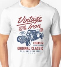 Hot Rod Car Retro Vintage Unisex T-Shirt