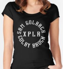 SAM AND COLBY FANART Women's Fitted Scoop T-Shirt