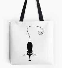 Black cat silhouette Tote Bag
