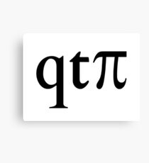 qt pi (Cutie Pie) Canvas Print