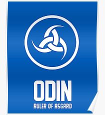Odin, Ruler of Asgard - Norse God Poster