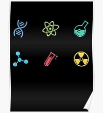 Science Vector Icons Poster