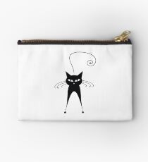 Black cat silhouette Studio Pouch
