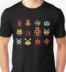 Retro Robot Army Unisex T-Shirt