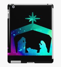 Christmas Nativity Scene- Coloured iPad Case/Skin