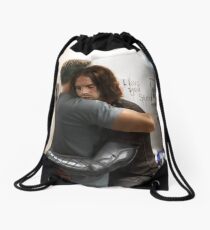 What you see in the mirror Drawstring Bag
