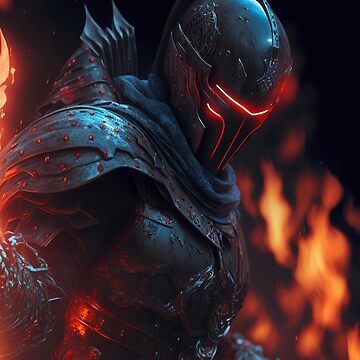 "Knight of Darkness" Sticker for Sale by Jades-Corner | Redbubble