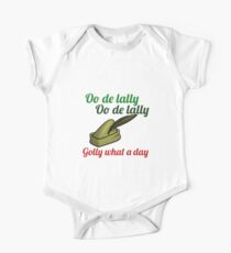 Oo de lally Golly was für ein Tag ist eine fröhliche und fröhliche Art zu sagen Baby Body Kurzarm