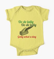 Oo de lally Golly was für ein Tag ist eine fröhliche und fröhliche Art zu sagen Baby Body Kurzarm