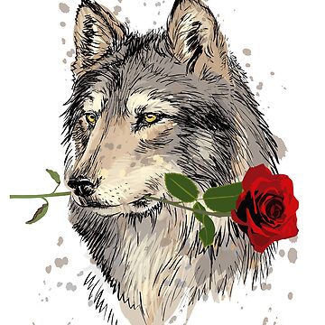 The Wolf With A Rose 