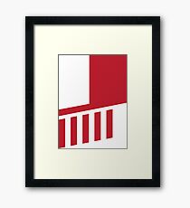Red 5 Standing by Framed Print