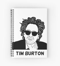 Tim Burton - Portrait Spiral Notebook