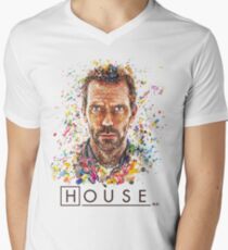 House MD - Pills Men's V-Neck T-Shirt