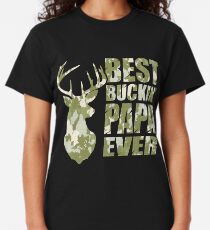 Best Buckin' Papa Ever - camo Classic T-Shirt