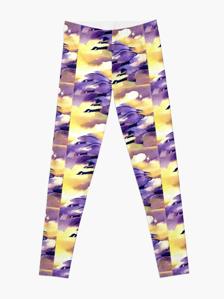 Alternate view of Flying Home - Canada Geese Leggings