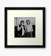 Guy and Townes Framed Print