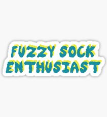 Fuzzy Sock Enthusiast Sticker