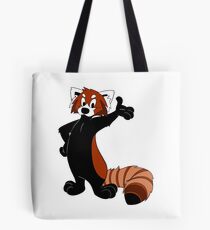 Rusty Red Panda Tote Bag