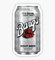 Barq's Root Beer Can Sticker