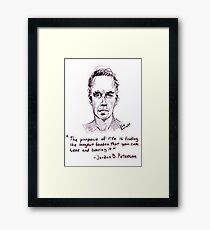 Jordan Peterson Framed Print