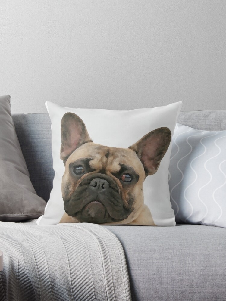 French Bulldog Designer Fleece Blanket Exclusive Uk Made Frenchie Lovers Gift