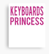 Keyboards Chick - Love Keyboard Musical Canvas Print