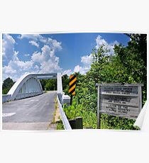 Marsh Arch Bridge on Route 66. Poster
