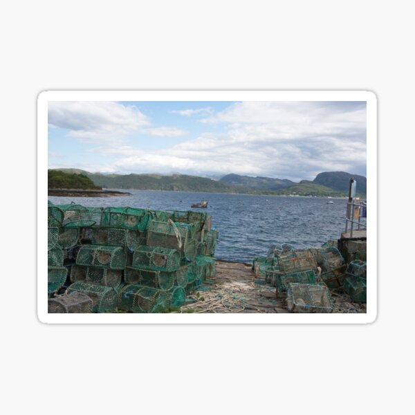 Creels at Plockton Sticker