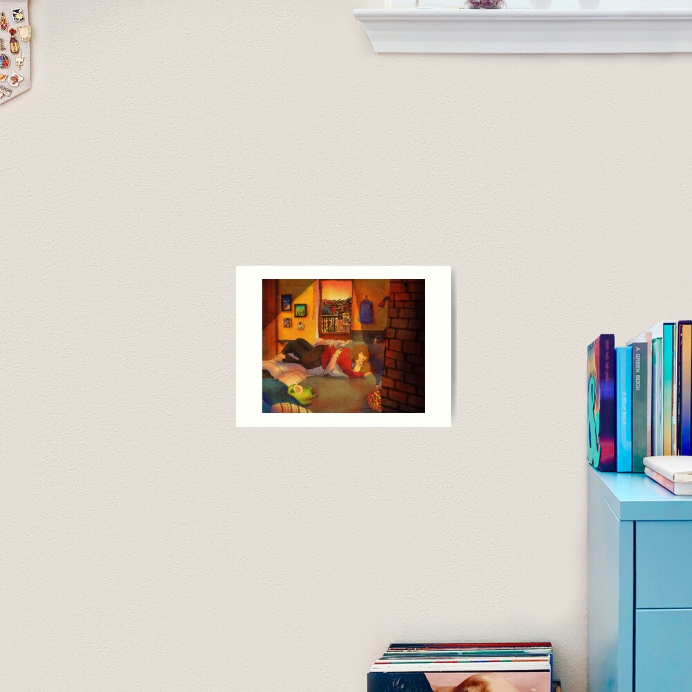 I want to kiss you Art Print