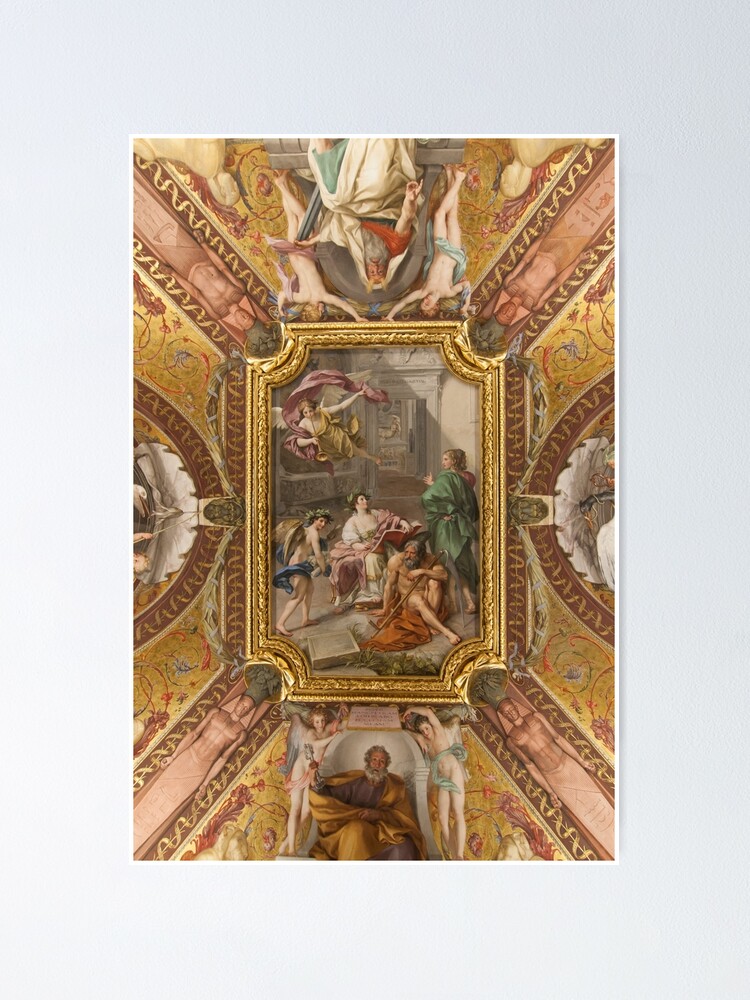 Vatican Ceiling Fresco Iv Rome Poster