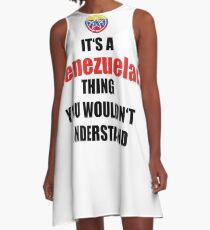 geschenk heimat home wurzeln love Venezuela A-Line Dress