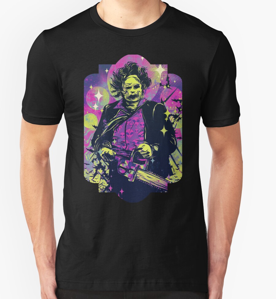 disco leatherface shirt