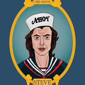 Scoops Ahoy Employee of the Month Steve Harrington Netflix Stranger Things  | Art Board Print