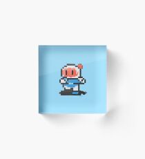 Bomberman Graphic Art Acrylic Block