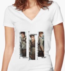 Maze Runner - Minho, Thomas, Newt Women's Fitted V-Neck T-Shirt