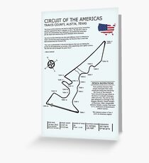 The Circuit of the Americas Greeting Card