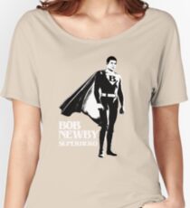 Stranger Things Bob Newby Superhero Tshirt Women's Relaxed Fit T-Shirt